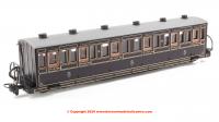 GR-620A Peco FR Long Bowsider Bogie Coach - Victorian Purple Brown 19